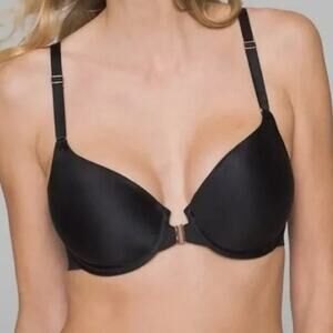 NEW SOMA Bra Vanishing 360 Unlined Perfect Coverage Bra Front Closure Size 32B